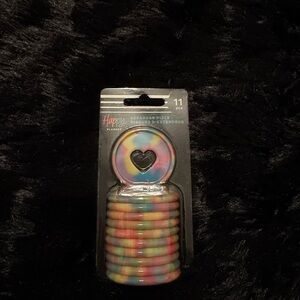 Colorful Expander Discs with Heart Design